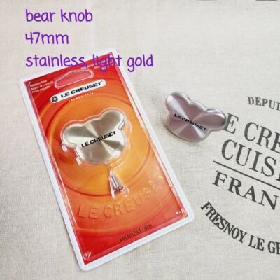 Le Creuset Signature Large Knob In Light Gold - 2.25" Replacement Oven-Safe Knob For Dutch Ovens & Braisers - View #4