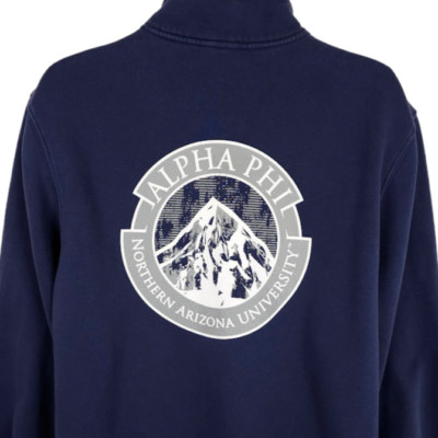 Vintage Alpha Phi Sweatshirt Mens Size Large Y2K Northern Arizona Lumberjacks