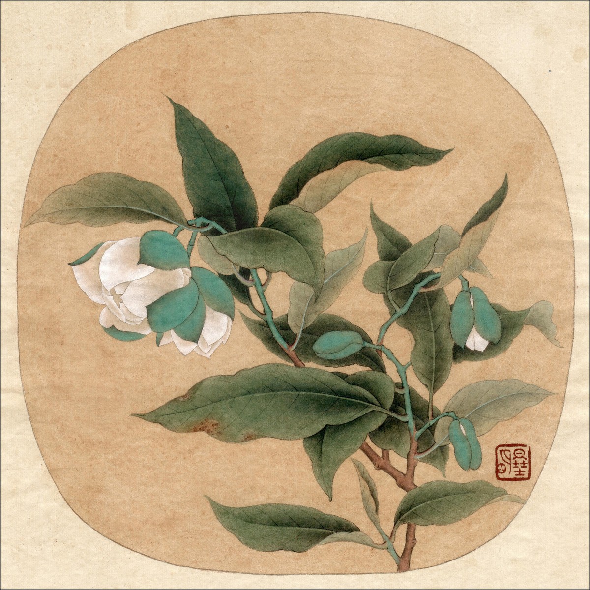 掛軸1967 ORIGINAL ART CHINESE PAINTING-flowers | eBay