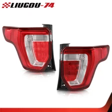 Fit For Ford Explorer 2016-2019 LED Tail Lights Assembly Brake Rear Lamps Pair