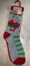2 Pair Christmas Crew Socks Women's Shoe Size One Size SLEIGH ALL DAY SOCKS
