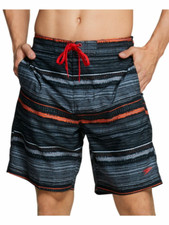 Speedo Mens Border Line Performance 20in E Boardshorts in Multi Size M