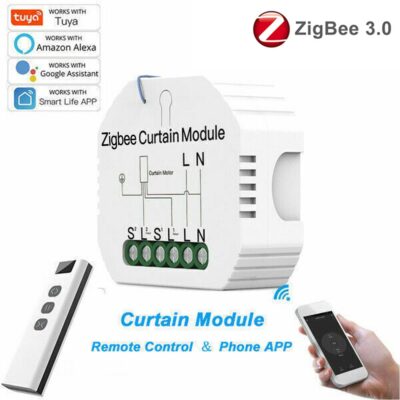 Zigbee 3.0 DIY Rolladensteuerung Nachrüstset Vorhang Schalter RF Fernbedienung