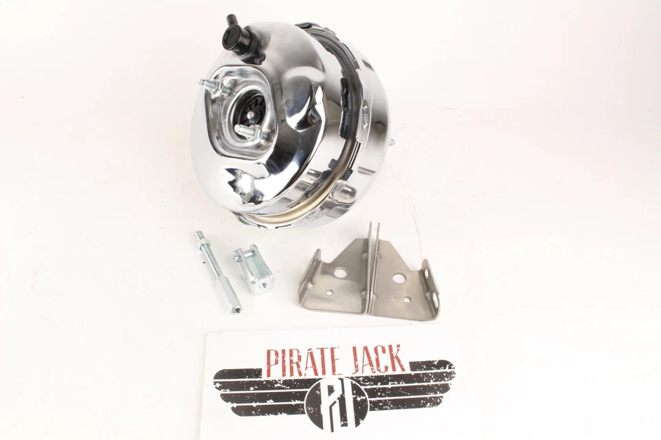 Kit de frenos de disco Chevelle Wilwood 1964-72 9" doble cromo potenciador y brazos A Foto 3 de 4