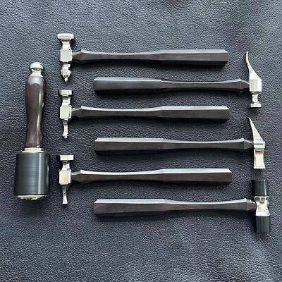 Hand Craft Carving Hammer Ebony Wooden Handle Jewelry Hardware Workshop Tools