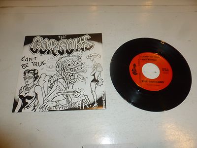 THE GORGONS - I can't Be True - 1996 French 2-track 7'' Vinyl Single