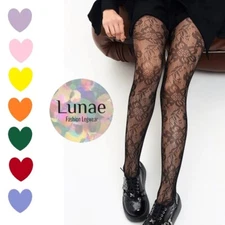 fishnet tights floral lace 8/10/12/14 pattern mesh