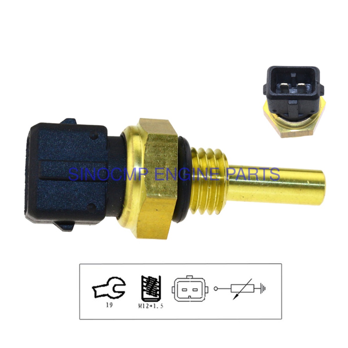 Engine Coolant Temperature Sensor For PEUGEOT 505 551A 2.8
