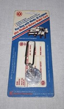 VINTAGE MEDICAL MEDIC ID KEYCHAIN AND MEDICAL HISTORY WALLET CARD SEALED
