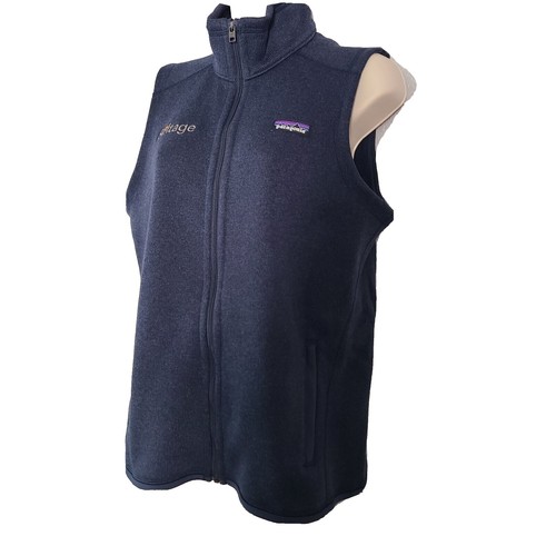 Patagonia ベターセーターベストStanford Medicine ロゴ Patagonia Vest Womens Small Gray Better Sweater Fleece Stanford