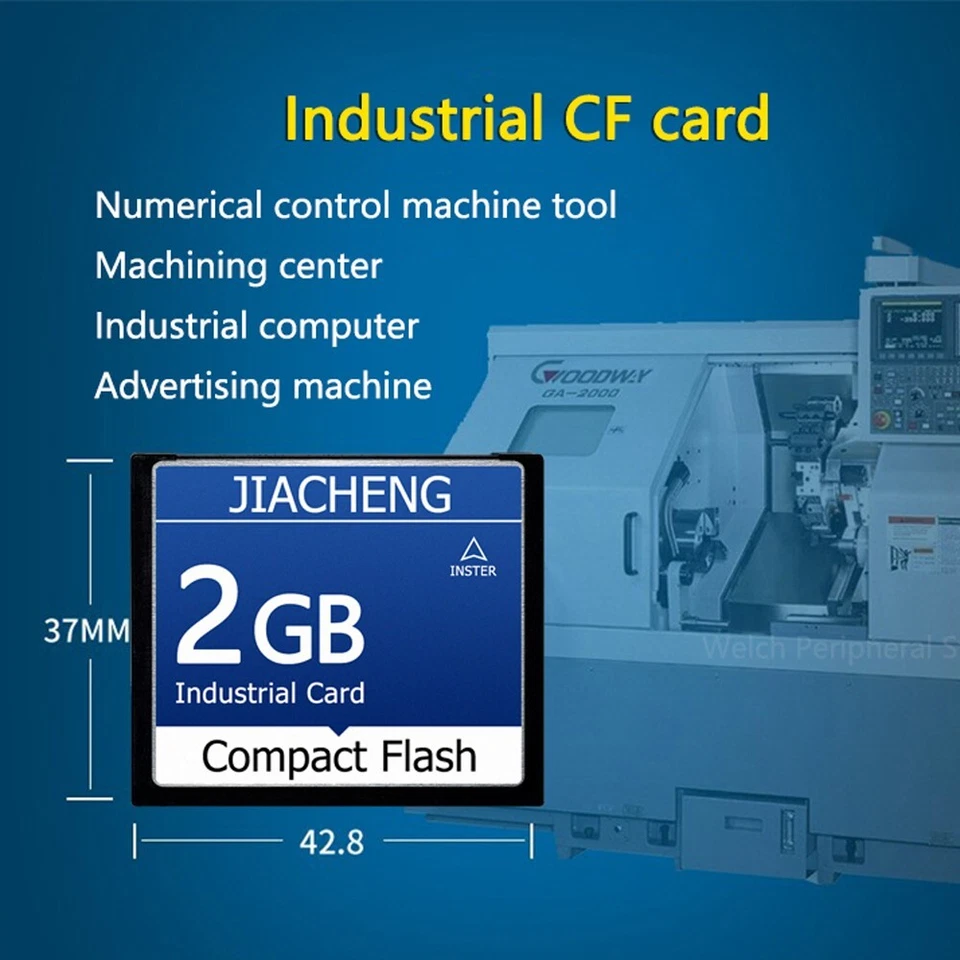 High Speed CF Memory Card 32MB-8GB industrial Compact Flash Card For Camera CNC - Image 2 of 4