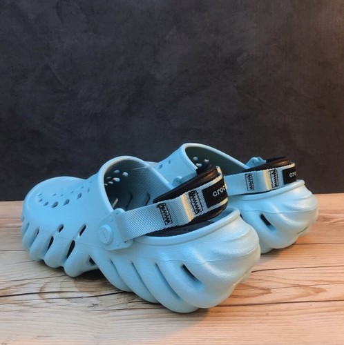 Crocs Echo Clog Arctic Blue/Black Select-a-Size - Picture 8 of 13
