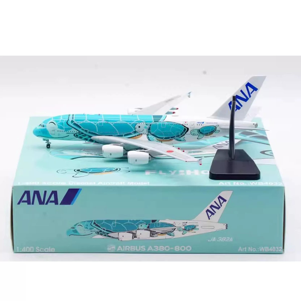 Aviation 1:400 ANA全日空航空 A380 JA382A Aviation 1/400 ANA Green Sea Turtle Airbus A380 JA382A