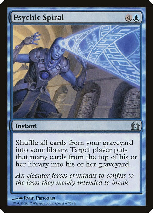 Psychic Spiral 1x  MtG Return to Ravnica SP/NM