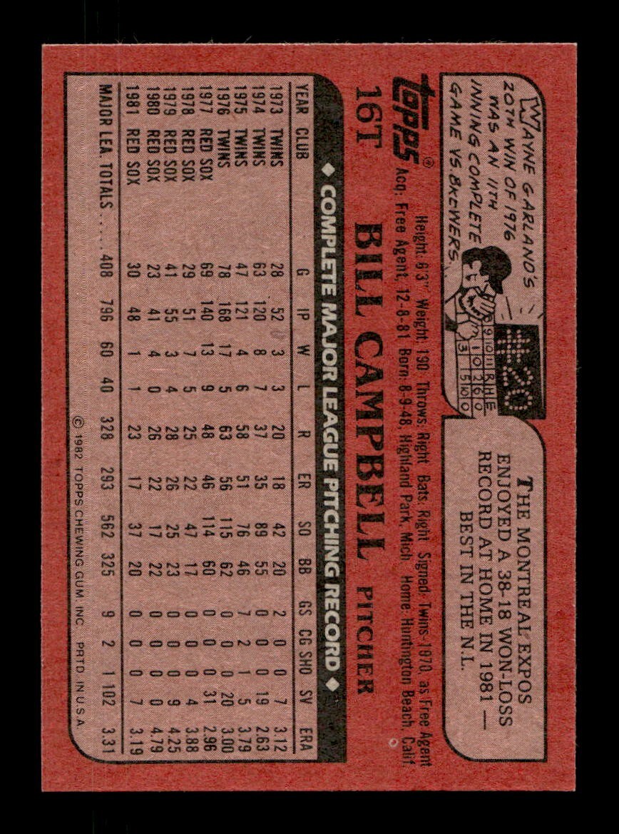 1982 Topps Traded 1-132 EX-MT/NM Pick From List All PICTURED - Picture 155 of 501