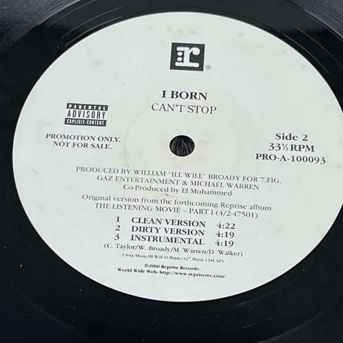 I Born Not Ready For Us Single Vinyl 2000 Reprise Records LP Album Record - Imagen 6 de 6