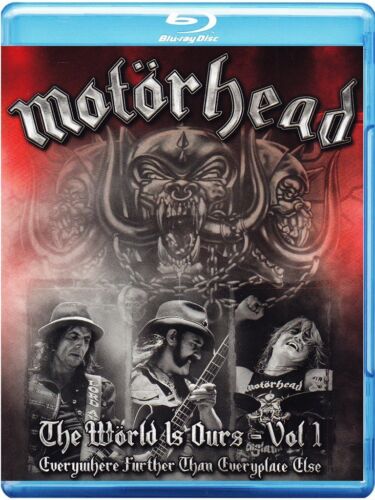 MOTORHEAD THE WORLD IS OURS Everywhere Further VOL 1 Blu-ray New Motörhead Wörld - Zdjęcie 1 z 1