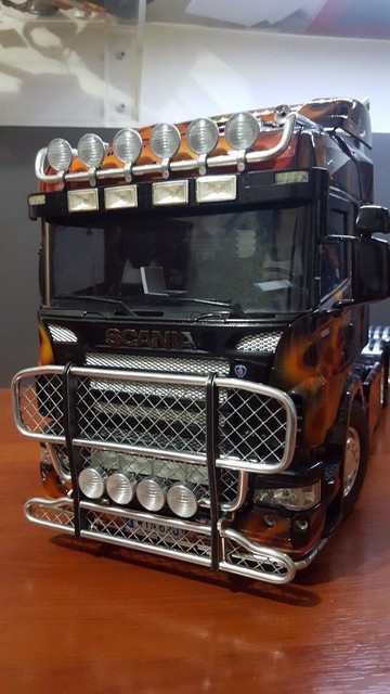 New 1/14 Tamiya T-Cab Scania Metal Light Animal Guard V5 ...