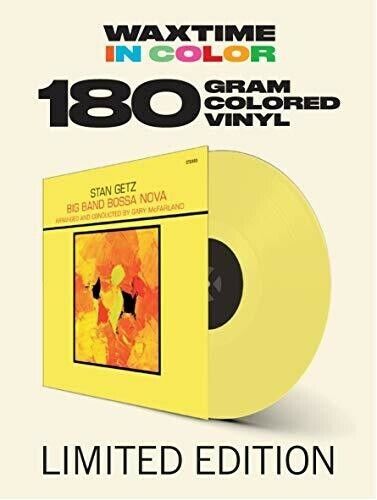 Stan Getz - Big Band Bossa Nova [New Vinyl LP] Colored Vinyl, 180 Gram, Yellow, - Picture 1 of 1