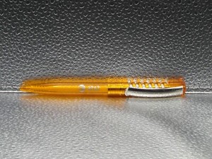 AT&T Clear Orange Silver Gray Advertising Ballpoint Pen