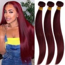 Unprocessed Brazilian Remy Human Hair Extensions 300g THICK 3Bundles Weaves Weft