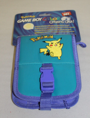 Nintendo Pokemon Gameboy Color Konsole Tasche Carrying Case Türkis Neu
