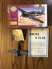 SMER 1/72 CURTISS P-36/H.75 HAWK  STARTED PLZ READ