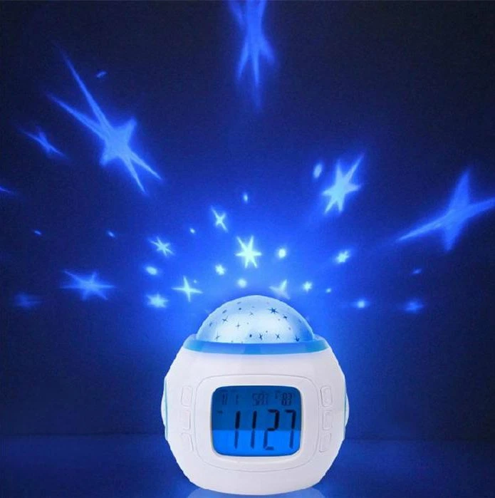 Звездное ночное небо свет проекции календарь цифровой музыки будильник Xmas Hot Deal - Изображение 3 из 4