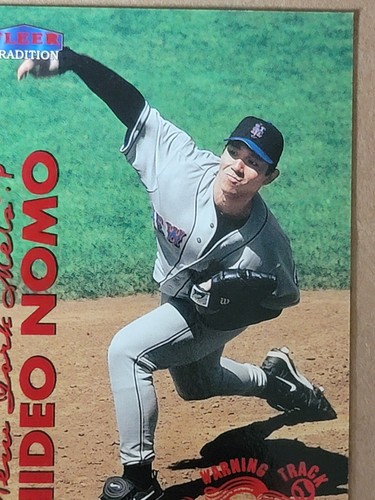 Hideo Nomo 1999 Fleer Traditions Warning Track Baseball Card 168W - Picture 3 of 10