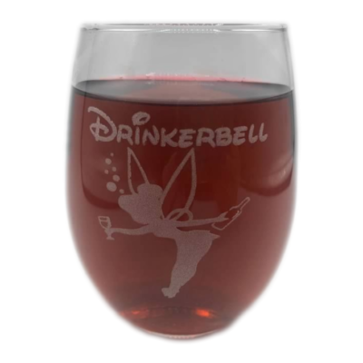 DRINKERBELL Stemless Wine Glass Engraved Funny Gift Girlfriend 21st Birthday  | eBay