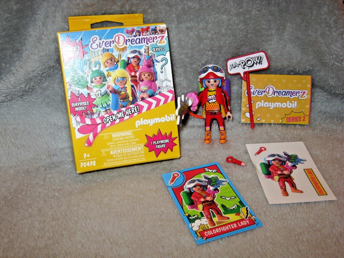 Playmobil EVERDREAMERZ Series Colorfighter Lady Complete