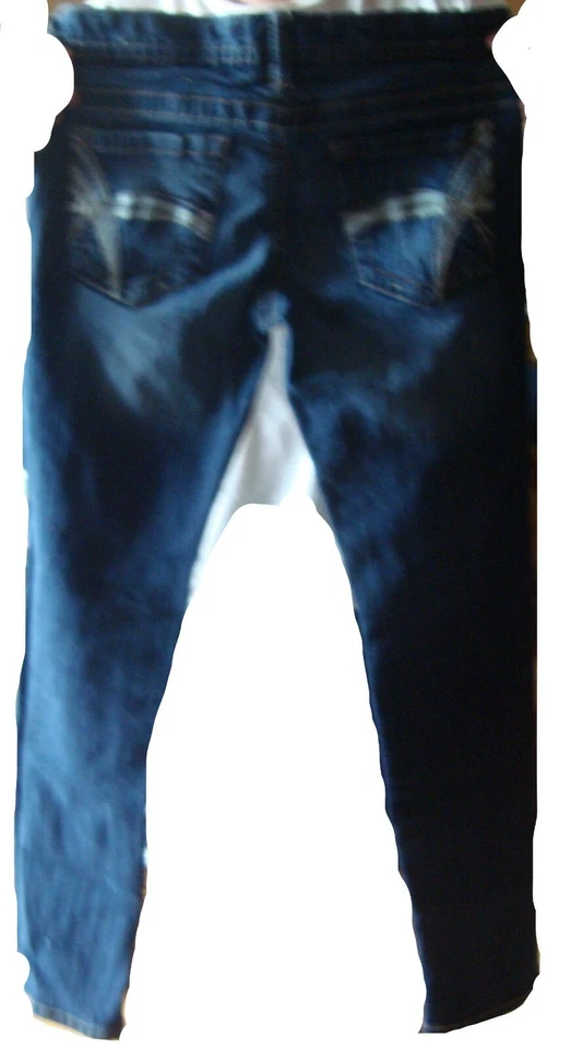 2 pares de vaqueros adolescentes Rue 21 1 pr 3/4 tiro medio ajustados 2 pr 1/2 tiro bajo ajustados Foto 2 de 4