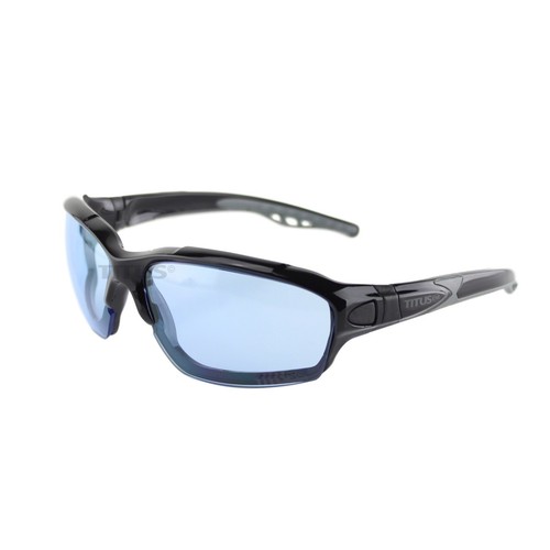 Titus G11-Blue Swappable Anti-Fog Goggles - Sports Riders Safety Glasses - Foto 4 di 9