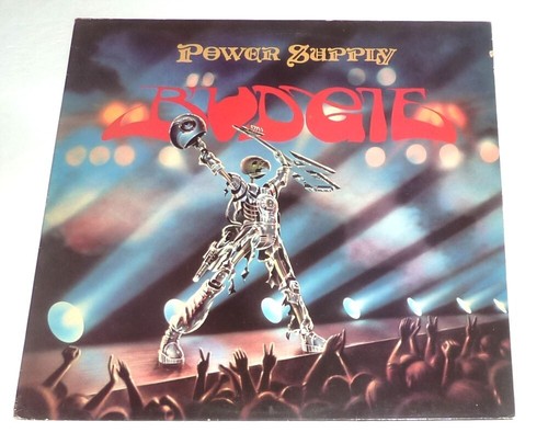 12" VINYL RECORD by BUDGIE "POWER SUPPLY" (1980) ROCK, HARD / ACTIVE ACT LP 1