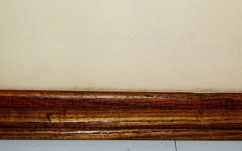 Beautiful Ida Jackson Lithograph Print of Mother and Child on Canvas - Picture 12 of 12