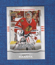 2014-15 Upper Deck MVP Hockey Silver Scripts # 32 Antti Raanta
