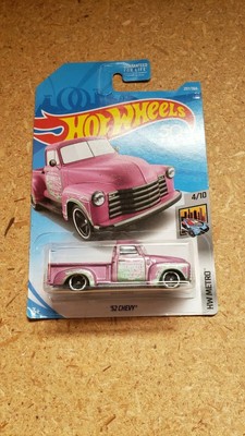 hot wheels 52 chevy pink