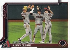 2025 Topps Series 1 - #297  Arizona Diamondbacks Team -Celebrate 