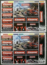 2 Bogen = 80 Aufkleber Decal CARRERA  Bahn 124 132 143 Evolution PORSCHE RAR 400