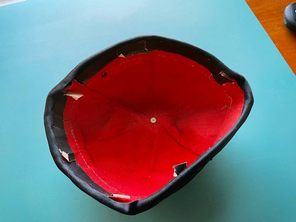 Sombrero oficial de la dinastía Qing: Xiaomao, sombrero seis en uno, gorra negra, nudo rojo Foto 2 de 3