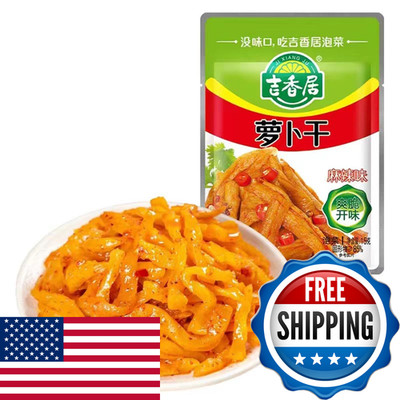 Huanyouren Spicy Crispy Radish Pickled Mustard 15G12 Packs Radish Pickled