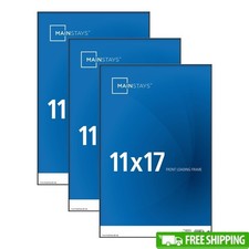 Black Picture Frames Set Gallery Wall Display Mountable Rectangular Design New