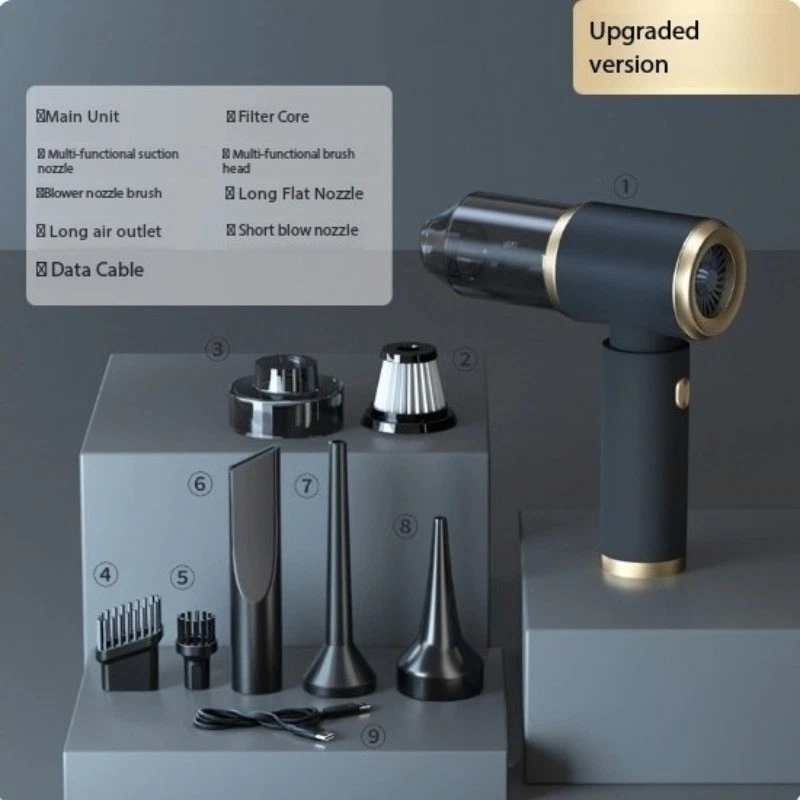 Wireless Handheld Car Vacuum Cleaner High-Powered Dual-Function Blower AndVacuum - Image 2 of 4