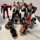 Vintage 1994 Bandai Power Rangers White Tigerzord & Thunderzord Assault Team Lot