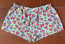 Victoria s Secret Gold Label Vintage White Floral Shorts size M - L