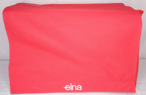 Elna Sewing Quilting Machine RED Cloth Dust Lint Dirt Cover W/ Storage Pockets