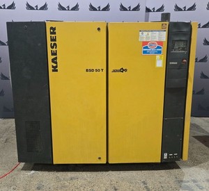 2018 KAESER BSD 50T Rotary Screw Compressor w/ ABT 83 Refrigeration Dryer USED