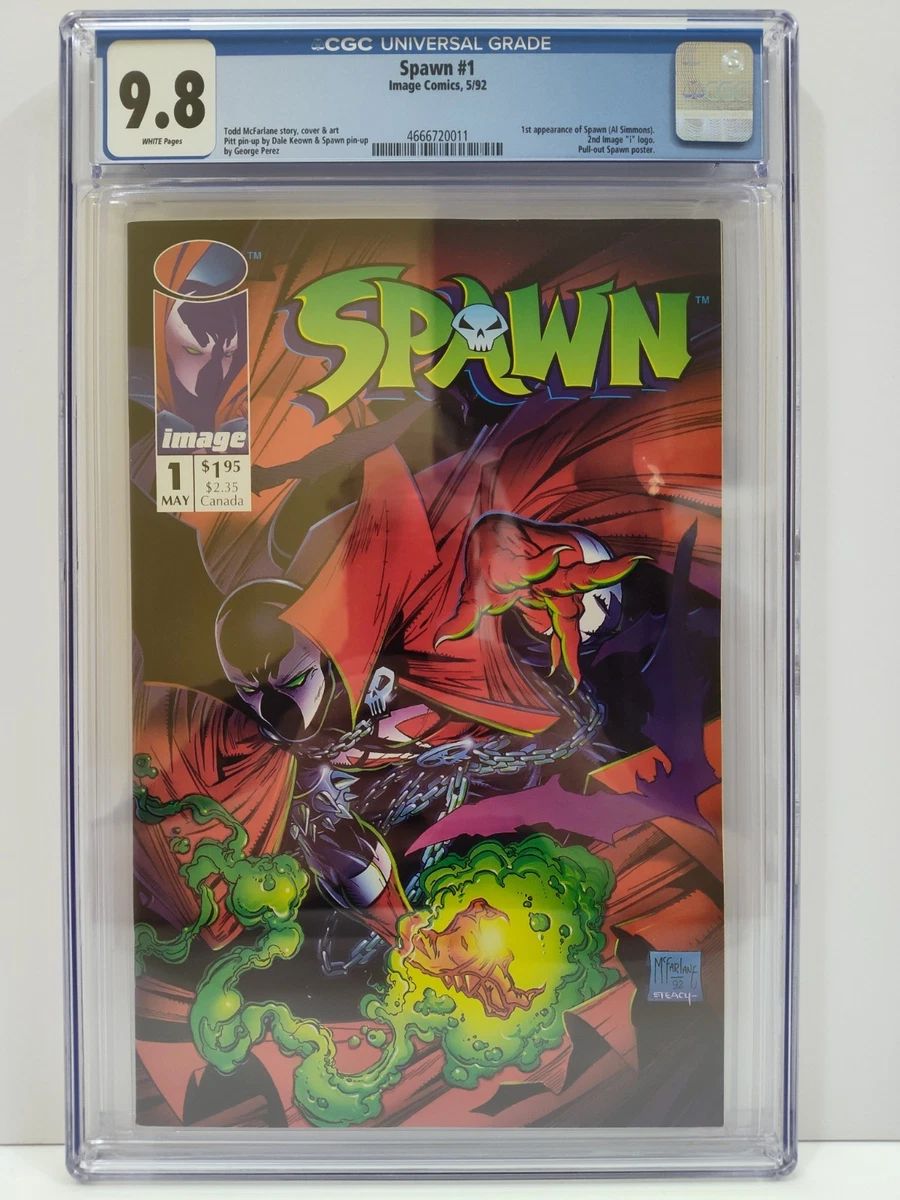 Spawn Certified Guaranty Company (CGC) 9.8 Near Mint/Mint Comics
