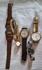 6 alte Armband Uhren, Armbanduhr, Walzgold