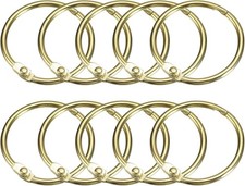 Shower Curtain Rings, 12pcs - Carbon Steel Round Snap Shower Curtain Hooks, 1